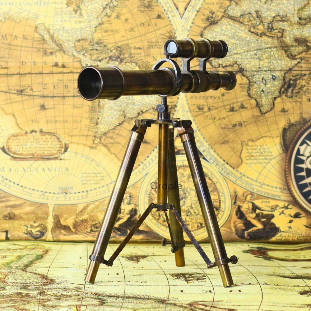 Nautical Brass Antique Telescope