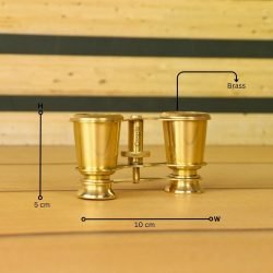 Shiny Brass Decorative Binoculars | Functional Adjustable Wheel | Desk Decor & Unique Gift - Image 6