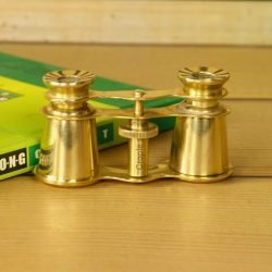 Shiny Brass Decorative Binoculars | Functional Adjustable Wheel | Desk Decor & Unique Gift - Image 2