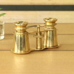 Shiny Brass Decorative Binoculars | Functional Adjustable Wheel | Desk Decor & Unique Gift - Image 4