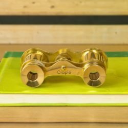 Shiny Brass Decorative Binoculars | Functional Adjustable Wheel | Desk Decor & Unique Gift - Image 5