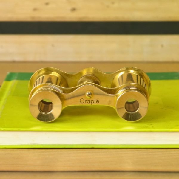 Shiny Brass Decorative Binoculars | Functional Adjustable Wheel | Desk Decor & Unique Gift - Image 5