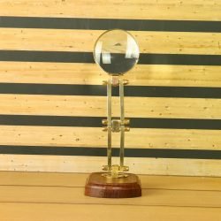 Shiny Brass Desk Magnifier | Adjustable Folding Arm, Handcrafted | Reading Aid & Vintage Desk Decor - Image 7
