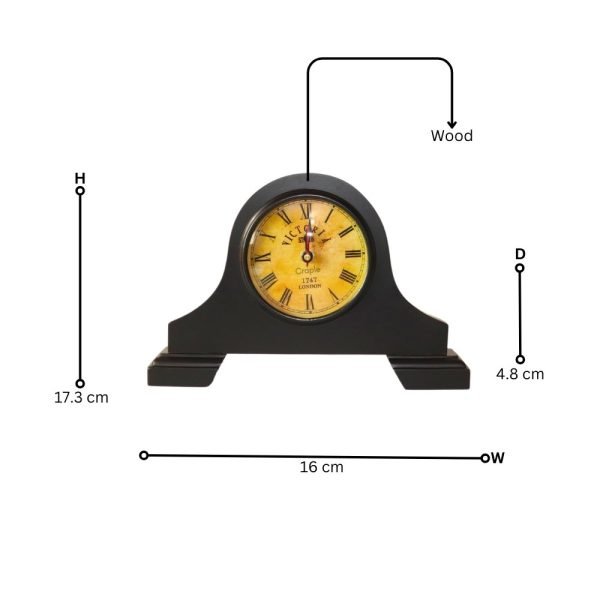Vintage Style Victoria Antique Desk Clock - Image 5
