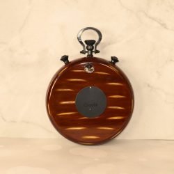 Handcrafted Large Wooden Wall Clock | Vintage Pocket Watch Style, Victoria London | Antique Statement Decor - Image 3