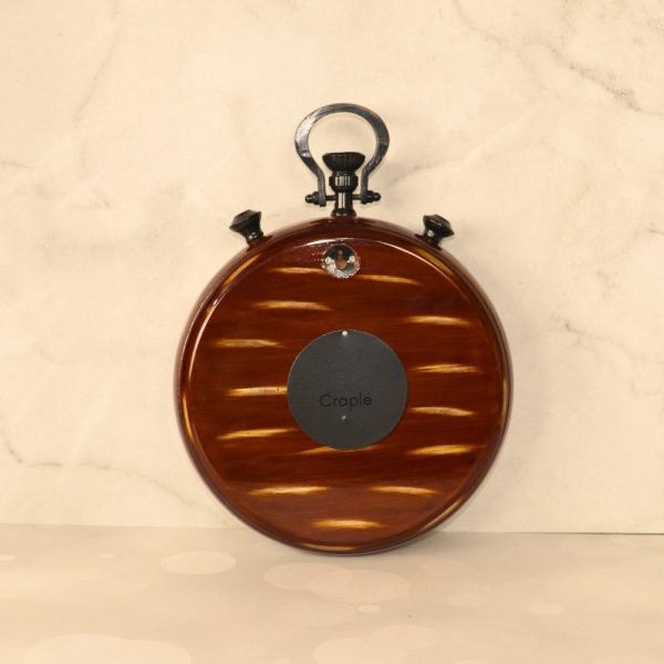 Handcrafted Large Wooden Wall Clock | Vintage Pocket Watch Style, Victoria London | Antique Statement Decor - Image 3