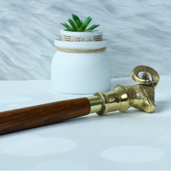 Teak Polished Walking Stick