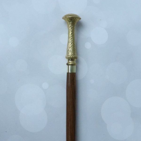 Brass Classic Handcrafted Gift Walking Stick Cane for Man & Women - Image 2