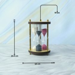 Very Unique 3 Different Color Sand With Different Sand Flow Time Wooden Handmade Sand Timer - Image 6