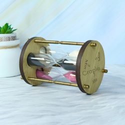 Very Unique 3 Different Color Sand With Different Sand Flow Time Wooden Handmade Sand Timer - Image 4