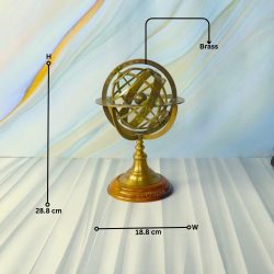 Astrolabe Brass Armillary Sphere World Globe - Image 8