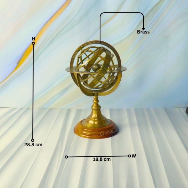 Astrolabe Brass Armillary Sphere World Globe - Image 8