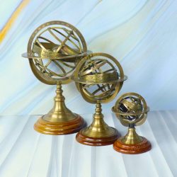 Astrolabe Brass Armillary Sphere World Globe