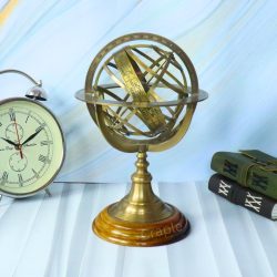 Astrolabe Brass Armillary Sphere World Globe - Image 6