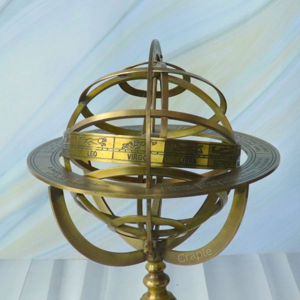 Astrolabe Brass Armillary Sphere World Globe - Image 3
