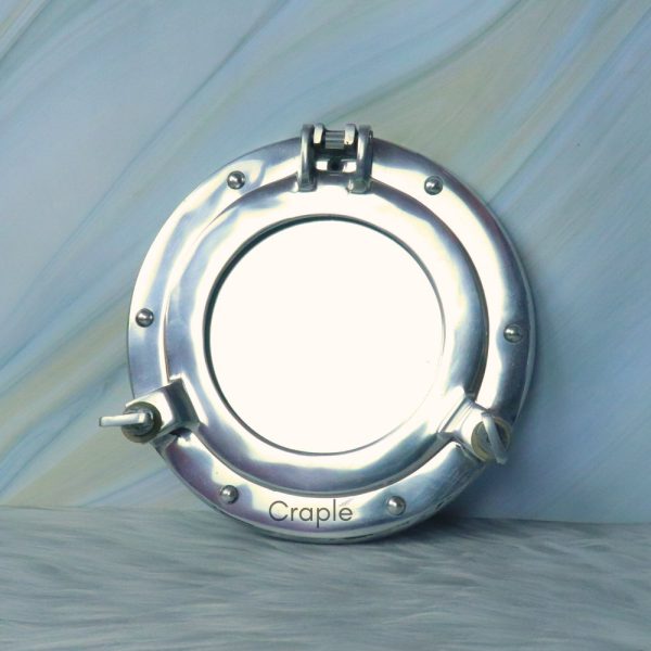 Brass Porthole Window Wall Mirror 9", Best for Living Room Decor & Gifting - Image 4