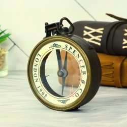 Antique Brass Map Reader Spencer Compass | Magnifying Lens, Needle Stop | Vintage Cartography Tool & Collector's Gift - Image 2