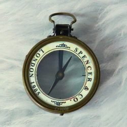 Antique Brass Map Reader Spencer Compass | Magnifying Lens, Needle Stop | Vintage Cartography Tool & Collector's Gift - Image 4