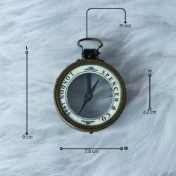 Antique Brass Map Reader Spencer Compass | Magnifying Lens, Needle Stop | Vintage Cartography Tool & Collector's Gift - Image 10